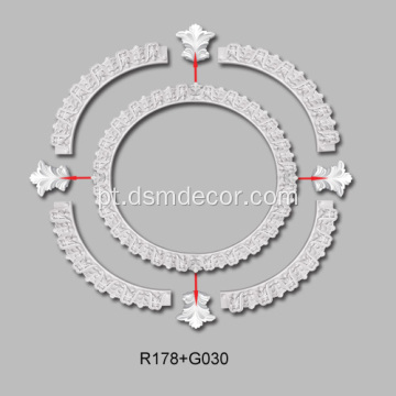 Guarnição de teto decorativa arquitetônica mais vendida